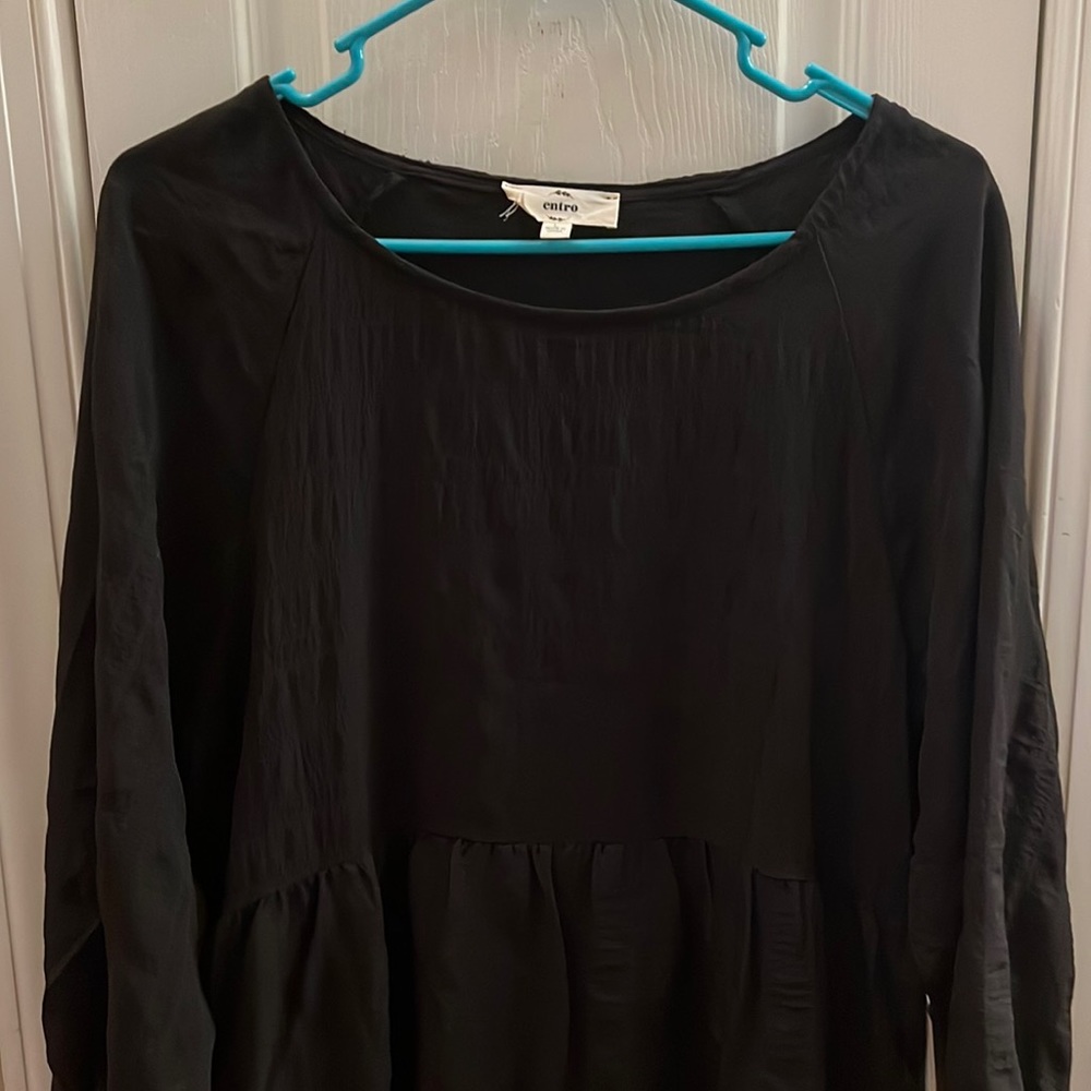 Entro large black dress